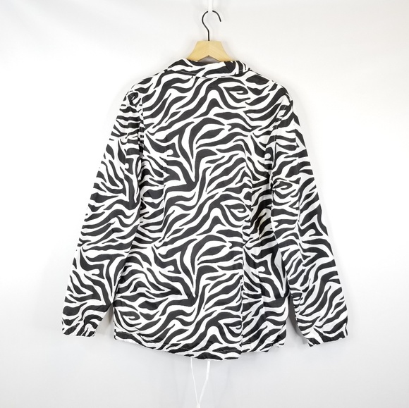 Salem 7 Zebra Coaches Jacket NWT - Picture 4 of 8
